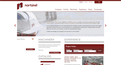 Desktop Screenshot of nortunel.com